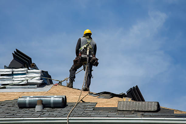 Professional Gutter Installation technician working in Harrison, AR
